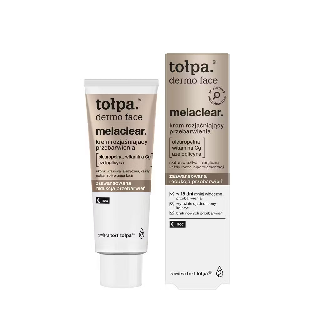 Dermo face melaclear cream brightening hyperpigmentation NIGHT